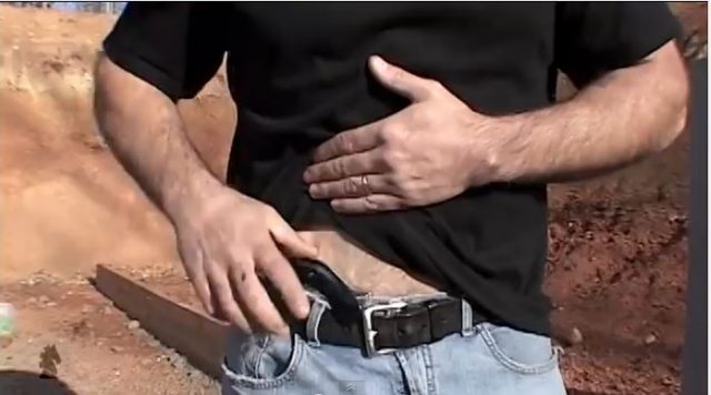 carrying a pocket pistol