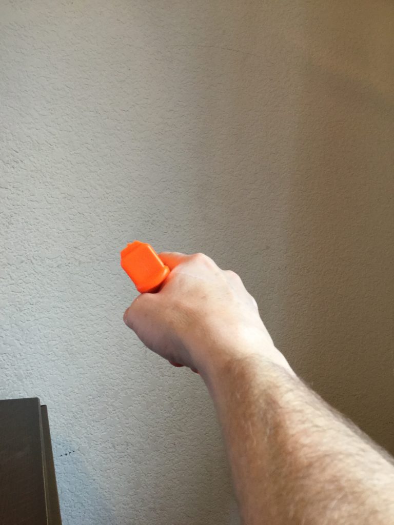 one handed shooting